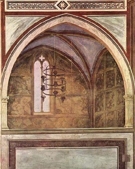 GIOTTO di Bondone View of a chapel oil painting picture